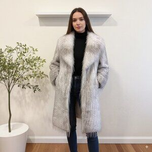 Elliatt Tansy Coat in Grey NWT Size Small
